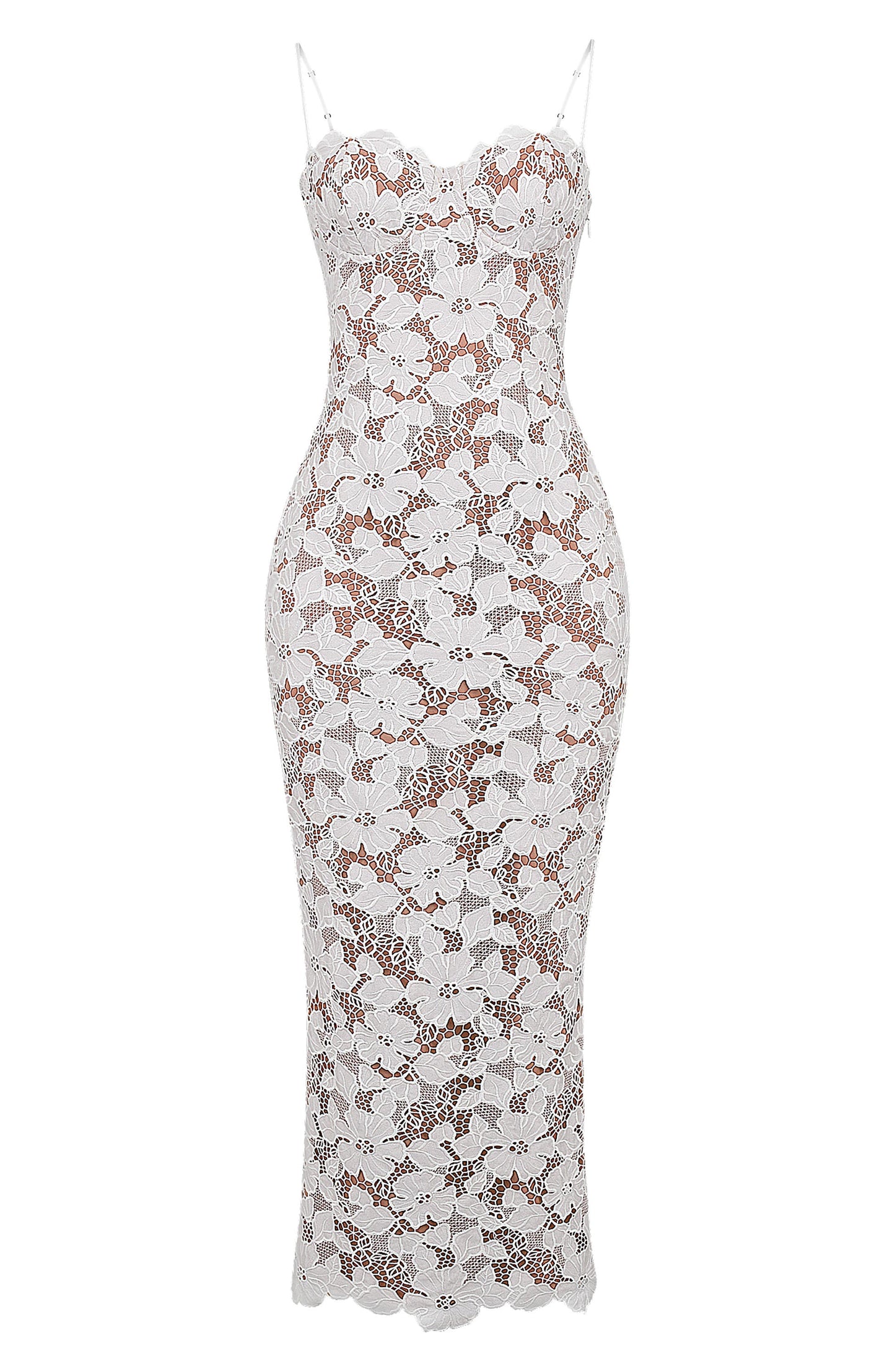 Astrid™ | Pearl Blossom Maxi Klänning